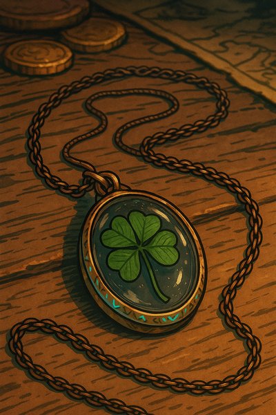 20250814_0933_Enchanted Clover Pendant_simple_compose_01k2kqvvz2ej29ht9304s8epm3.png